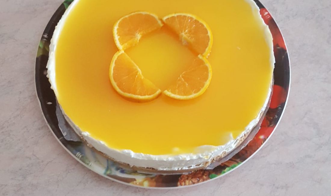Cheesecake all'arancia Cheesecake all'arancia